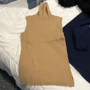 Vince Camuto sleeveless turtleneck sweater